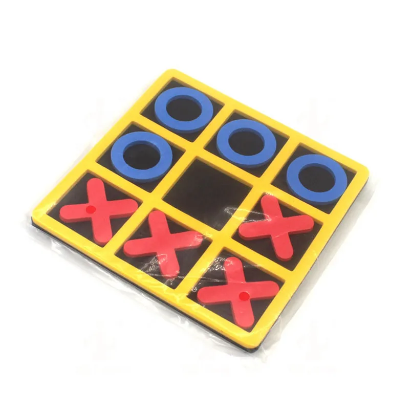 

Plastic O X Tic-Tac-Toe Chess Children Puzzle Toys Set Brain Teaser Exercising Tool Learning Development Chess Kids Toy Gift