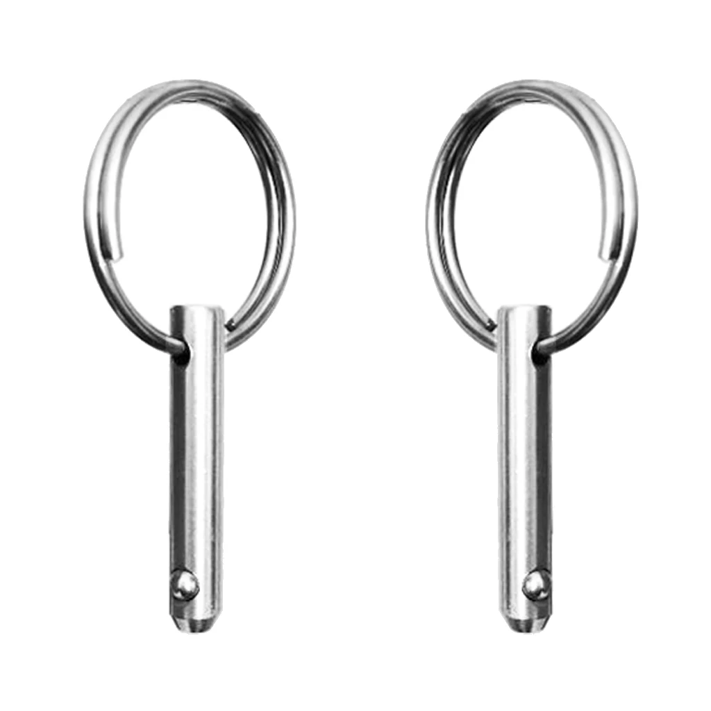 4pcs Deck Hinge Quick Release Pins Stainless Steel Marine Bimini Top Fitting