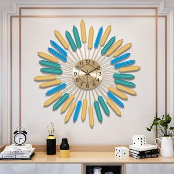 

Living room creative modern simple wall clocks household fashion decorative art Nordic wall clock modern design