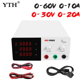 

NICE-POWER New Switching Lab power supply dc 30v 20a voltage regulator current stabilizer adjustable source powersupply 60V 10A