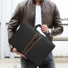 15,6 дюймовый портфель для ноутбука, деловая сумка для мужчин, портативная офисная сумка для ноутбука, Большая вместительная сумка через плечо