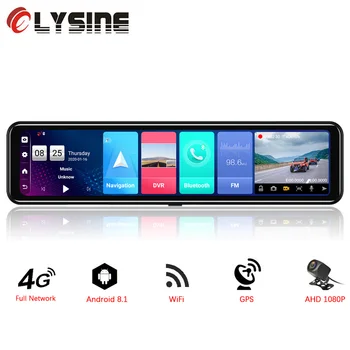 

Rear view Mirror Car DVR 4G Full Network ADAS GPS Wifi Android Stream Media Navigation Dashcam Camera Video Registrator Recorder