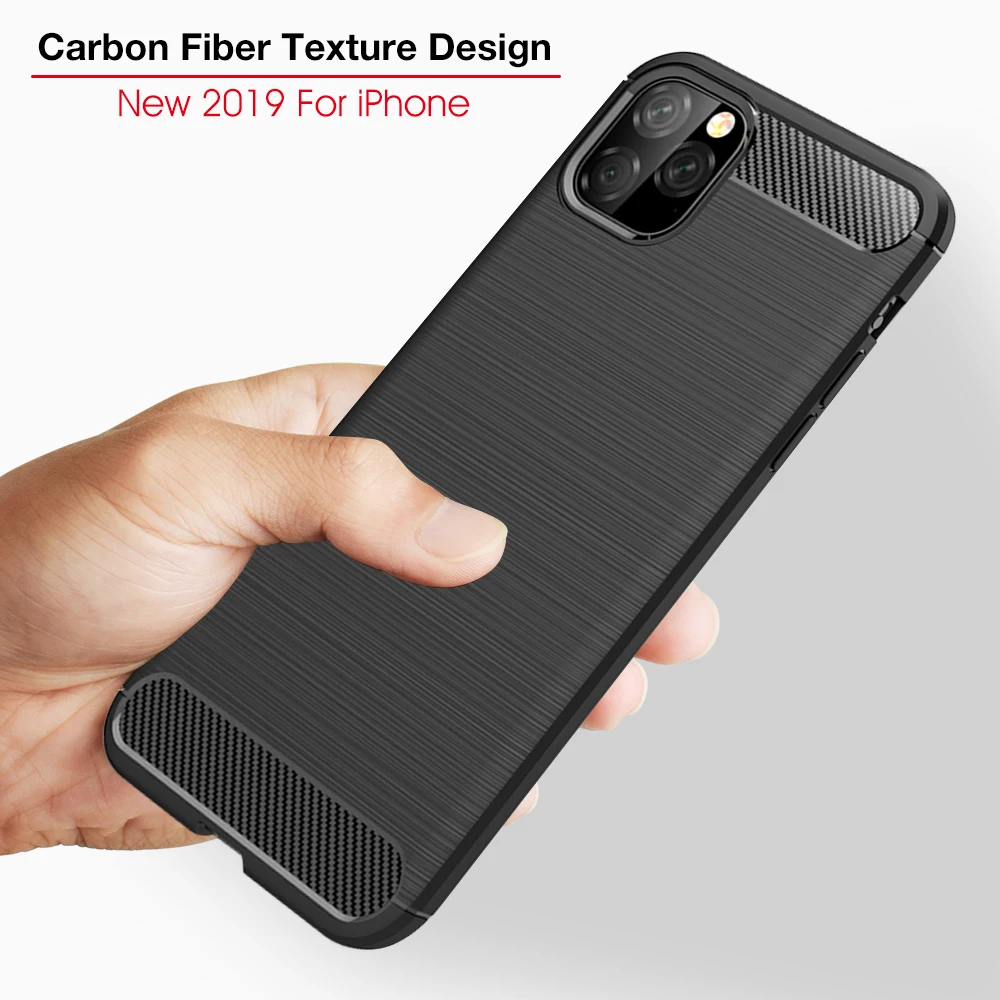 Новый чехол для iPhone 11 11R 2019 XI XiR Xi MAX Pro 5 8 6 1 дюйма из углеродного волокна телефона XIR