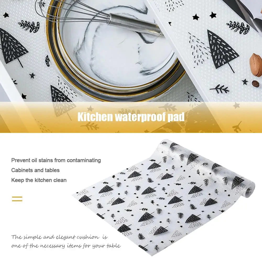 Бумага для ящиков в шкафу ящик самоклеющийся толстый ящик коврик водонепроницаемый влагостойкий шкаф обувной шкаф наклейки кухонный коврик