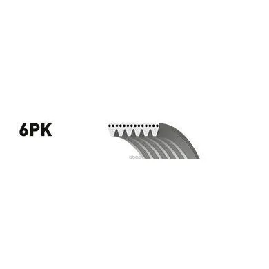 Ремень П/К 6pk2578 Gates K061015 Gates арт. K061015