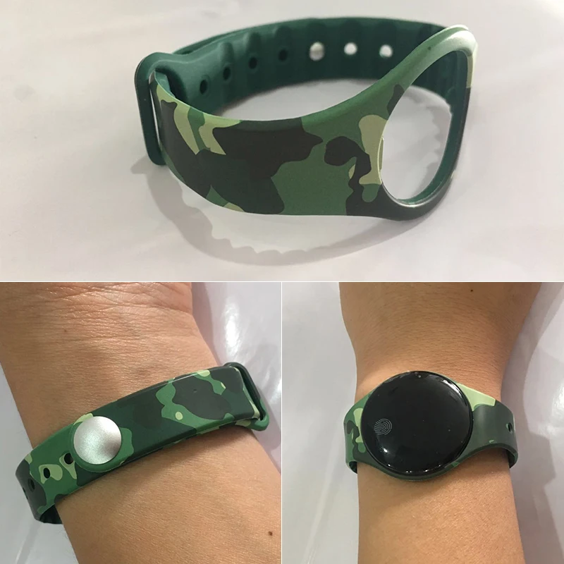 SANDA запасные Ремешки для наручных часов ремень для SD01 SD02 IOS умные часы с Bluetooth на андроиде браслет - Цвет ремешка: Army Green
