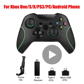 

Bluetooth Control for Xbox One S X PS3 TV Box Phone Android PC Gamepad Controller Mobile Game Pad De Smartphone Joystick Trigger