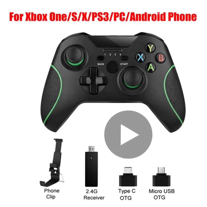 Matrona Supervisar Alcanzar Mando para Xbox One S X, PS3, TV Box, teléfono, Android, PC, Bluetooth|Mandos  para videojuegos| - AliExpress