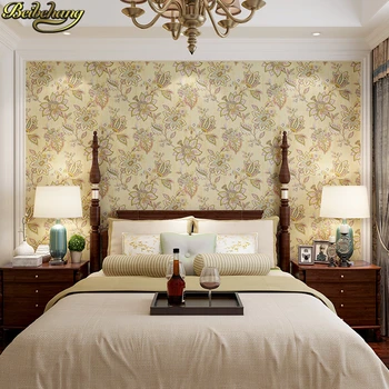 

beibehang papel parede American Country Style Romantic Rose 3D Wallpaper Retro Rural Home Decorative Wallpapers Mural Floral Wal