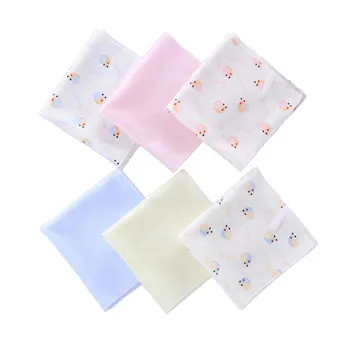 

6PCS/pack Cotton Newborn Baby Towels Soft Infant Bibs Nursing Towel Children Boys Girls Washcloth Handkerchief for Kids 22x22CM