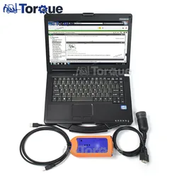 Outil de diagnostic de camion tracteur, lien de données électroniques pour EDL v2 pour JD Construction agriculture + ordinateur portable CF53 
