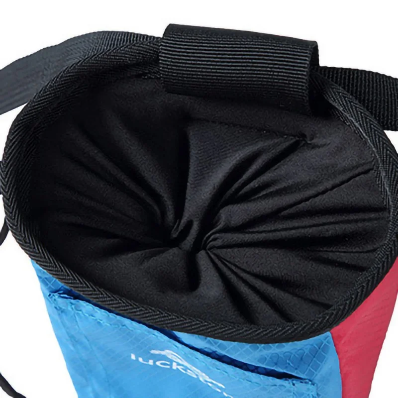 Climbing Chalk Bag Magnesium Powder Storage Pouch With Waist Belt For Rock Climbing Bouldering Gymnastics Weightlifting