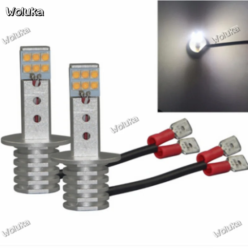 Автомобильный led12V головной светильник дальнего и ближнего светильник интегрированный супер яркий H7H1H3 объектив Изменение светодиодный головной светильник лампы Точечный светильник CD50 Q06