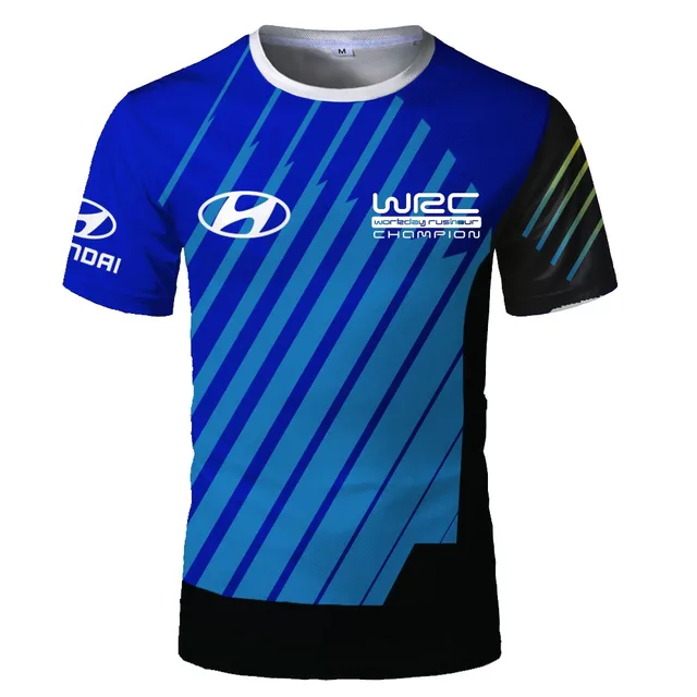 Car Icon Men'S T-Shirt 3d Printing Short-Sleeved Red Racing Logo Pattern O-Neck Oversized T-Shirt For Men And Women Sportswear ZJC-JTCB-010