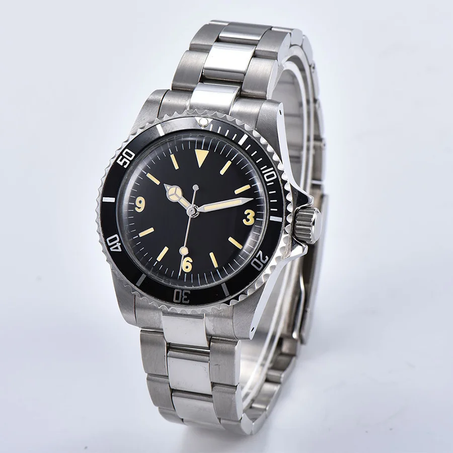 Люксовый бренд автоматические механические часы для мужчин GMT aaa 40 мм алюминиевый ободок матовый браслет 6