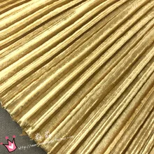 19 qiu dong датчик света плиссированная ткань золотая молния h плетеная гоффер плиссированная юбка ткань