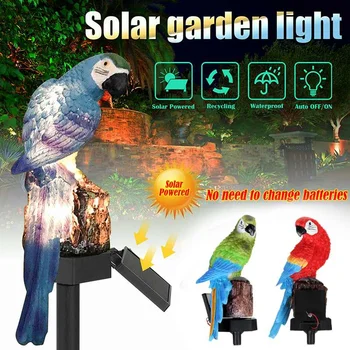 

Outdoor Solar Lamp Solar Power LED Parrot Garden Light Waterproof IP65 Landscape Solar Garden Light Outdoors Solar Lawn Lamp