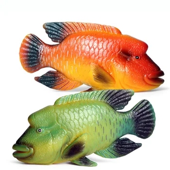 

Spanish Fish Animal Figure Collectible Toys Fish Animal Cognition Action Figures Kids Plastic Toys