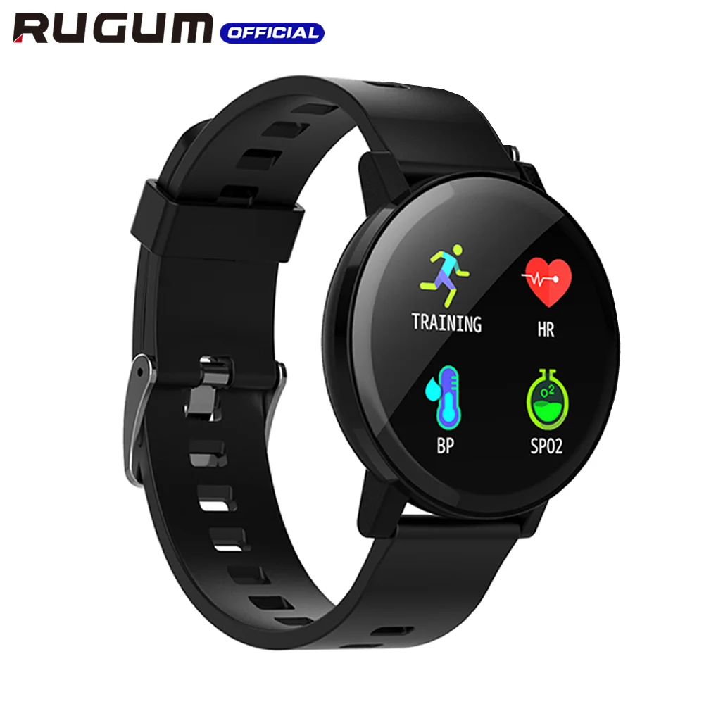 Смарт-часы RUGUM T10, пульс, 1,3 дюймов, полный сенсорный экран, кровяное давление, фитнес-трекер, Bluetooth, спортивные мужские и женские Смарт-часы
