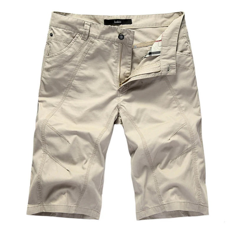 Мужские хлопковые летние шорты большого размера, дышащие, износостойкие, с несколькими карманами, повседневные шорты для альпинизма, туризма, кемпинга