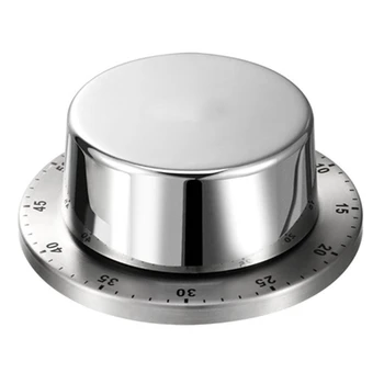 

Stainless Steel Kitchen Timer with netic Base Manual Mechanical Cooking Timer Countdown Cooking Tools Kitchen Gadget