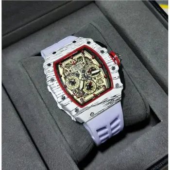 

Top Brand RM 1: 1 Same Watchs 2020 Men's Watches Luxury Richard Wristwacth relogio masculino Quartz Mechanical Water Resistant