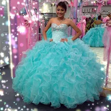 Очаровательные платья, 16 пышных платьев, бальное платье, платье для маскарада, без рукавов, из органзы с бисером, большие размеры, платья для выпускного вечера