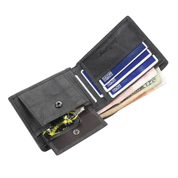 

high quality men‘s wallet Retro short wallet Business wallet multi-card position new coin purse ultra-thin document wallets New