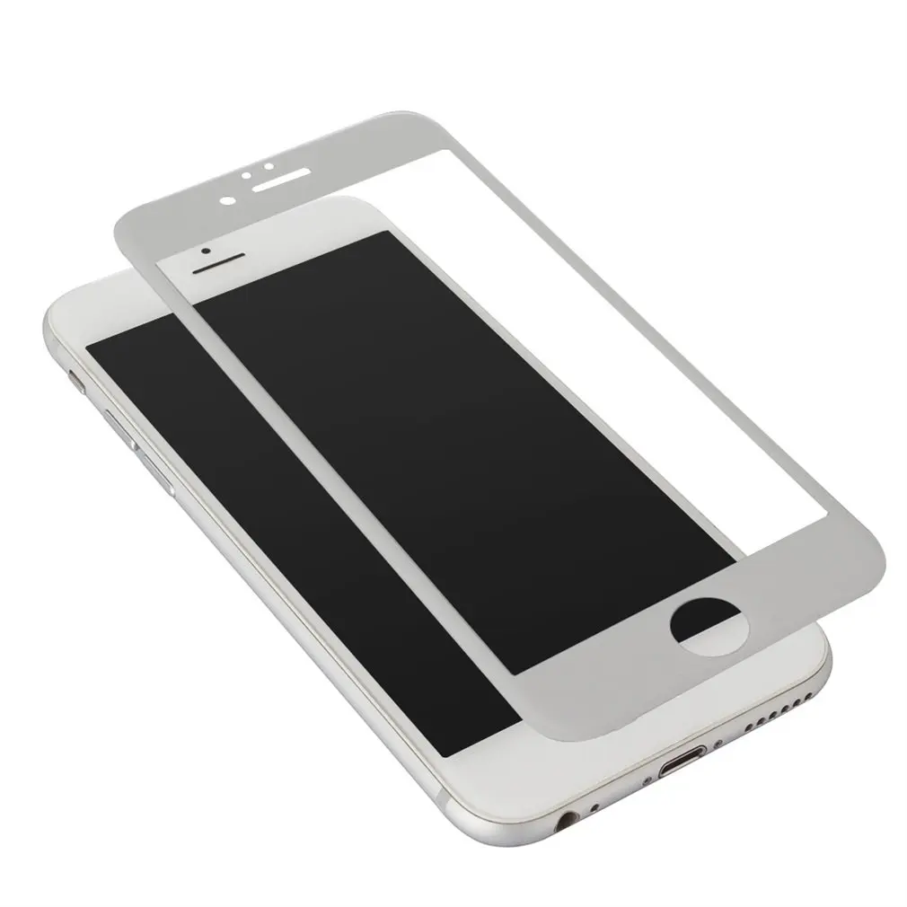 Углеродное волокно 3D Полный экран протектор Закаленное Стекло Крышка для iPhone 6 6S Plus
