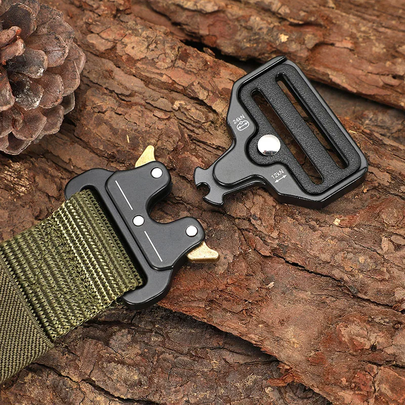 Men's Belt Army Outdoor Hunting Tactical Multi Function Combat Survival Canvas Nylon canvas belt nylon belt tactical belt canvas belts multi function belt nylon canvas belt tactical belts