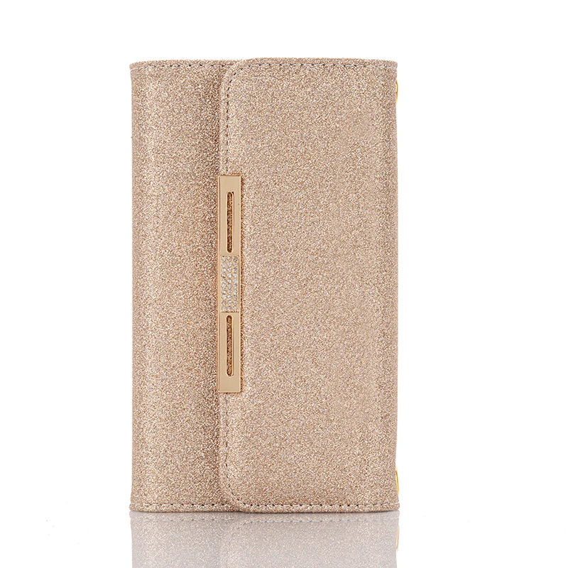 Glitter Hand Bag Leather Case For iPhone 11 Pro Max X XR 6 6s 7 8 Plus XS Max Wallet Cover For Samsung S8 S9 Plus S7 Edge Note 8