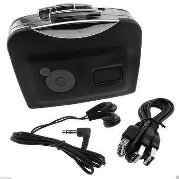 

USB Cassette Player Recorder Tape to MP3 Convert Music on Tape to PC USB Cassette to MP3 Converter Audio Cassette Player