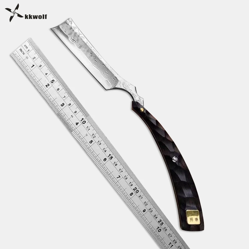 KKWOLF дамасский стальной складной нож острое лезвие Япония многофункциональная удобная переноска Открытый Кемпинг Самозащита Подарочный нож