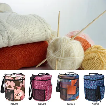 

Yarn Bag Anti Winding Double Zipper Box for Wool Hooks Knitting Storage Holder Crochet Needles Organiser Case Box Accessories