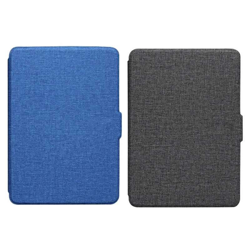 2x тканевый смарт чехол с текстурой для Kindle Paperwhite 10Th 2019 из искусственной кожи