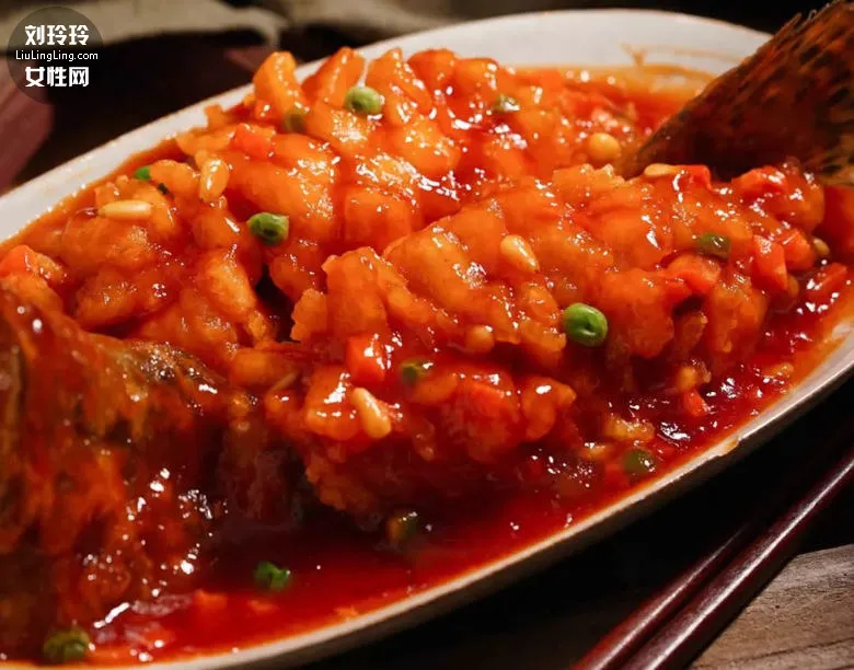 年夜飯上的松鼠鱖魚做法 松鼠桂魚標準花刀19