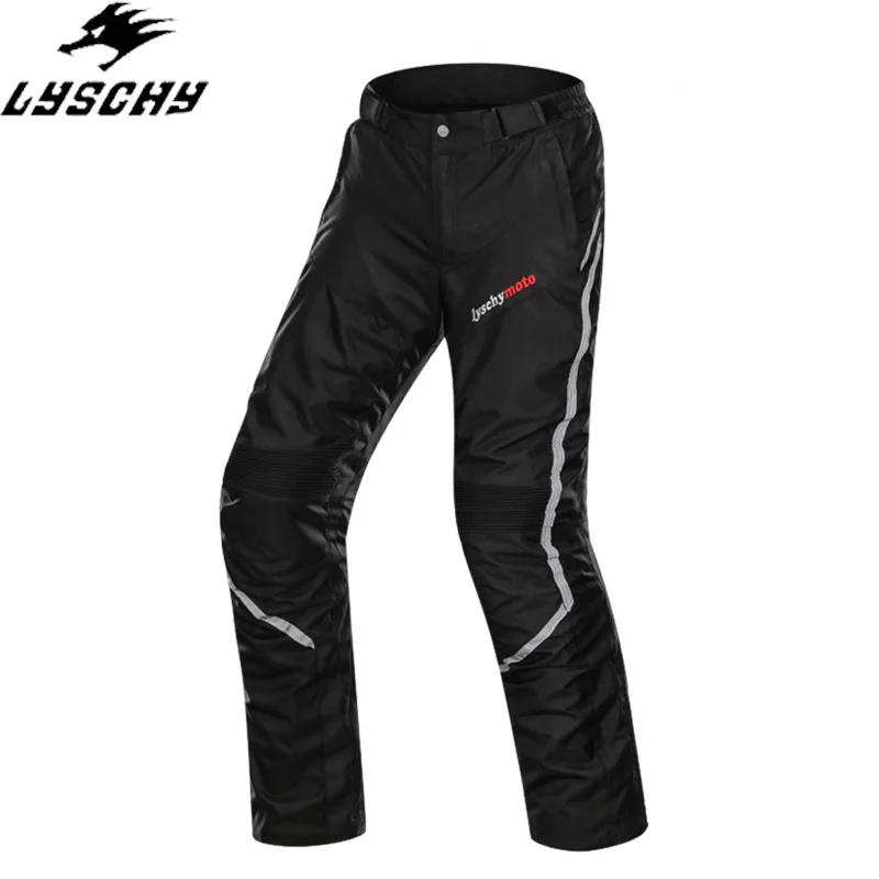 LY-612 balck pants LYSCHY водонепроницаемая теплая мотоциклетная куртка, Мужская ветрозащитная куртка для мотокросса, гоночная мотоциклетная одежда, jaqueta motoqueiro - Цвет: LY-612 balck pants