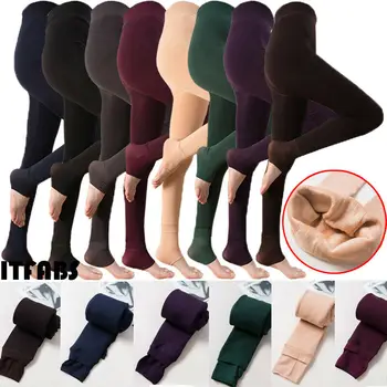 

Winter Warm Pantyhose Tights Female Plus Size Collant Stretchy Pantyhose High Elastic Waist Velvet Legins Thick Tights