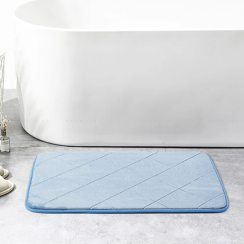 Drymax Classic Quick Dry Memory Foam Bath Mat Super Absorbent Anti skid