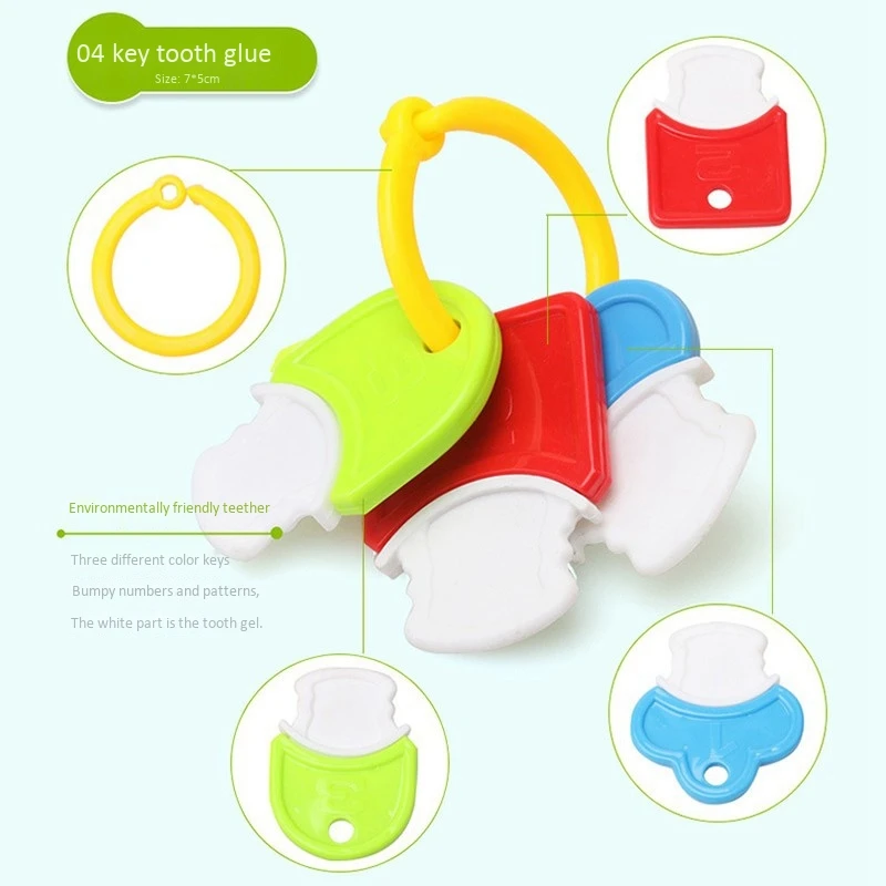 Младенческая Детская погремушка-прорезатель для зубов, детские игрушки, бутылочка для хранения встряхивания, Детские Игрушки для развития рук, набор игрушек для новорожденных