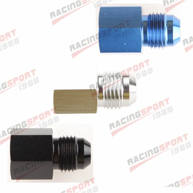 

6AN AN6 Male To 1/8" NPT Female Straight Adaptor Fitting Aluminum