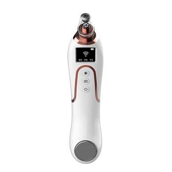 

Charging Blackhead Vacuum Acne Skin Dleaning Device with 200W Camera Support OS APP Use To View Skin Cleansing