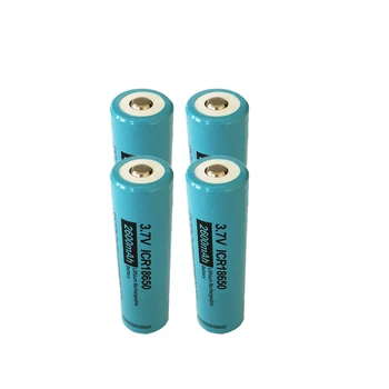 

4x PKCELL ICR 18650 Rechargeable 3.7V 2600mAh Lithium Li-Ion Battery button Top for Flashlight