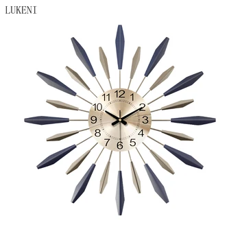 

Wall Clocks Living Room Home Fashion Decoration Clocks Modern Mute Wall Watches Creative Light Luxury Nordic Wall Clocks