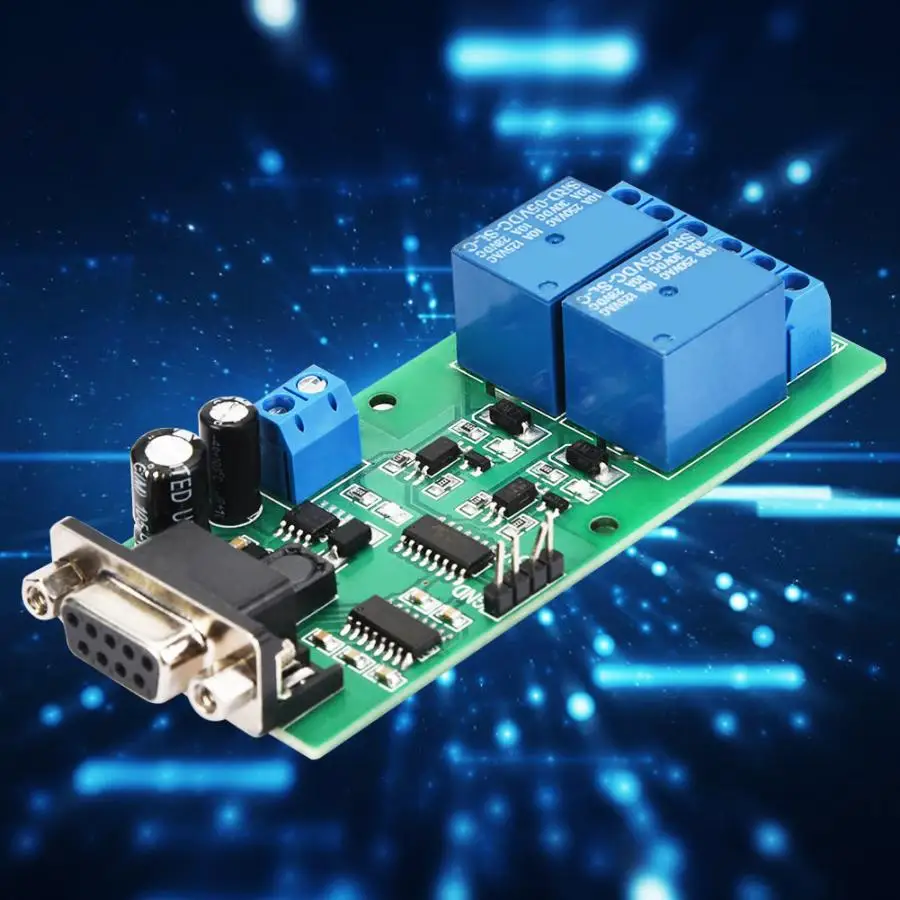 

YYE-2 RS232 Adjustable UART Serial Port Remote Control Relay Module Board MCU PC Control Switch