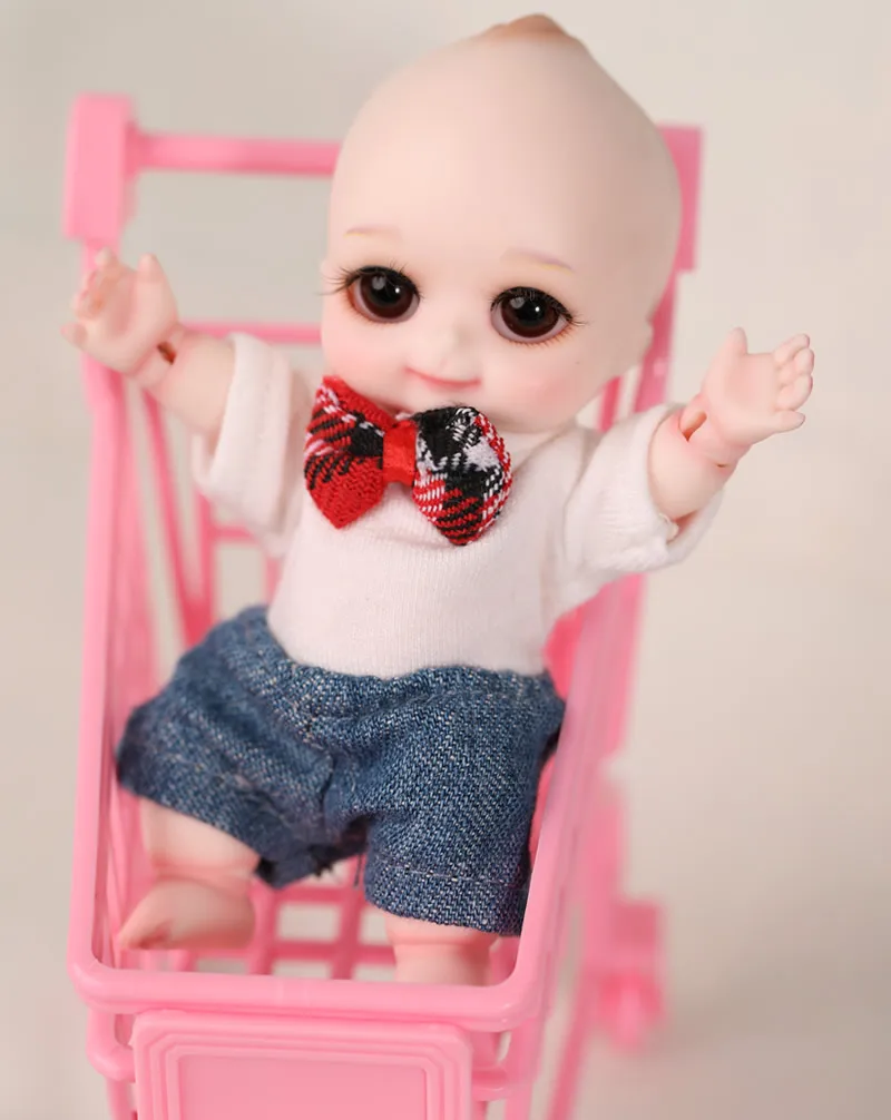 1/8 масштаб 12 см BJD кукла милая BB BJD/SD смола фигурка кукла DIY модель игрушка подарок. Полный набор с одеждой, обувью, париком A0121NAPPYchoo
