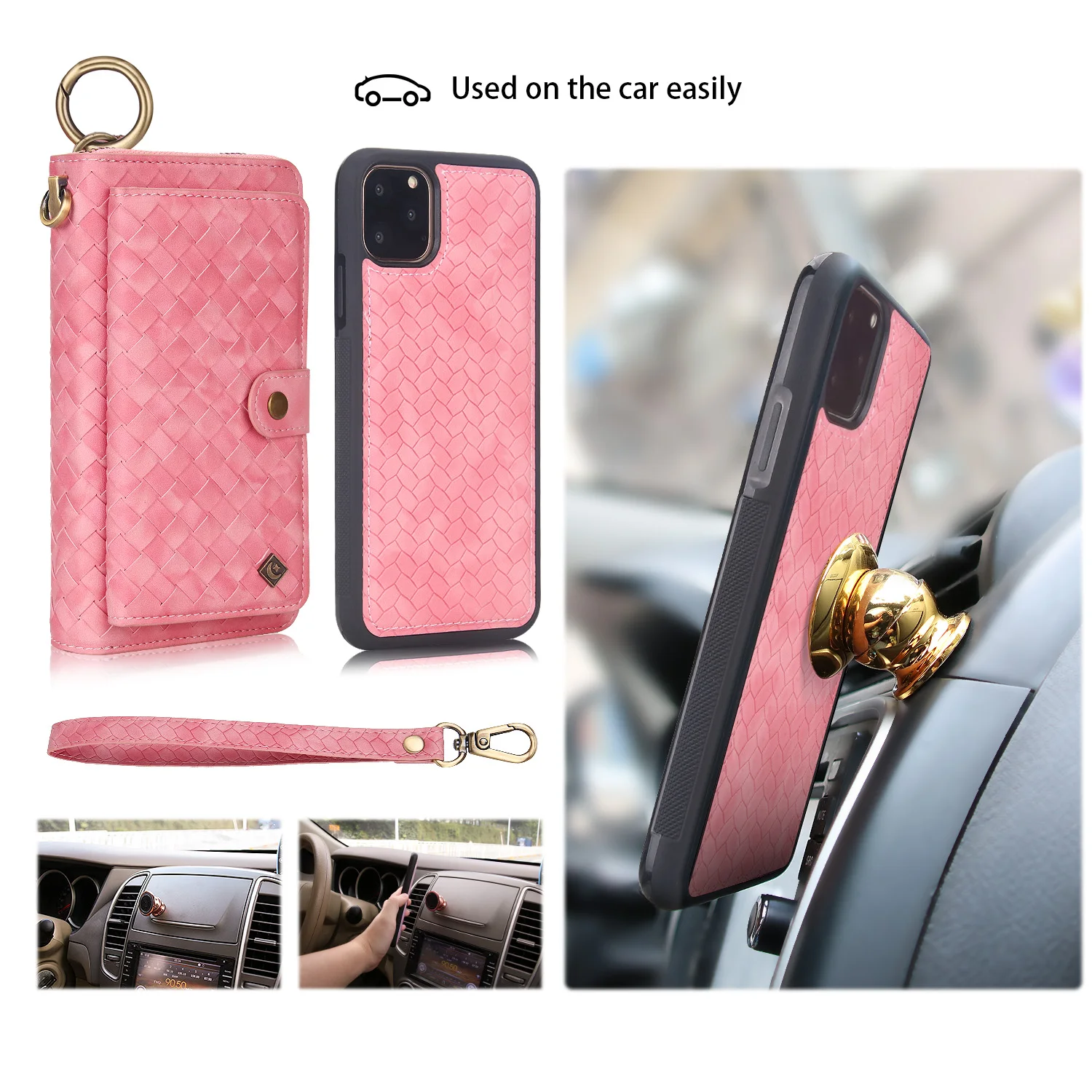 Магнитный Роскошный кожаный чехол для iPhone 11 Pro Max Бумажник Флип iPhone 6 6s 8 7 Plus X XR XS MAX чехол с подставкой