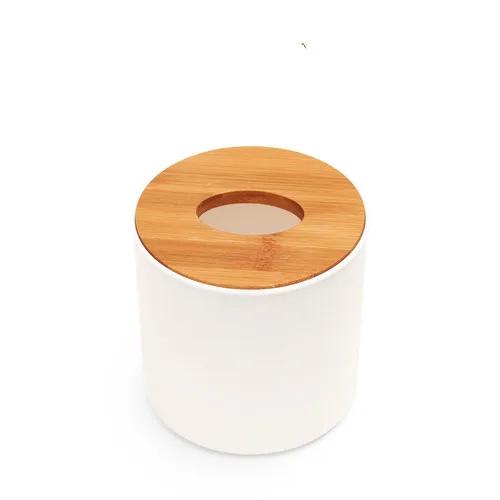 Домашний кухонный деревянный пластиковый ящик для салфеток Твердый Деревянный Держатель салфеток чехол простой стильный WF719435 - Цвет: style B