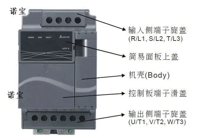 Преобразователь частоты VFD-E VFD022E43A 380V 2.2KW