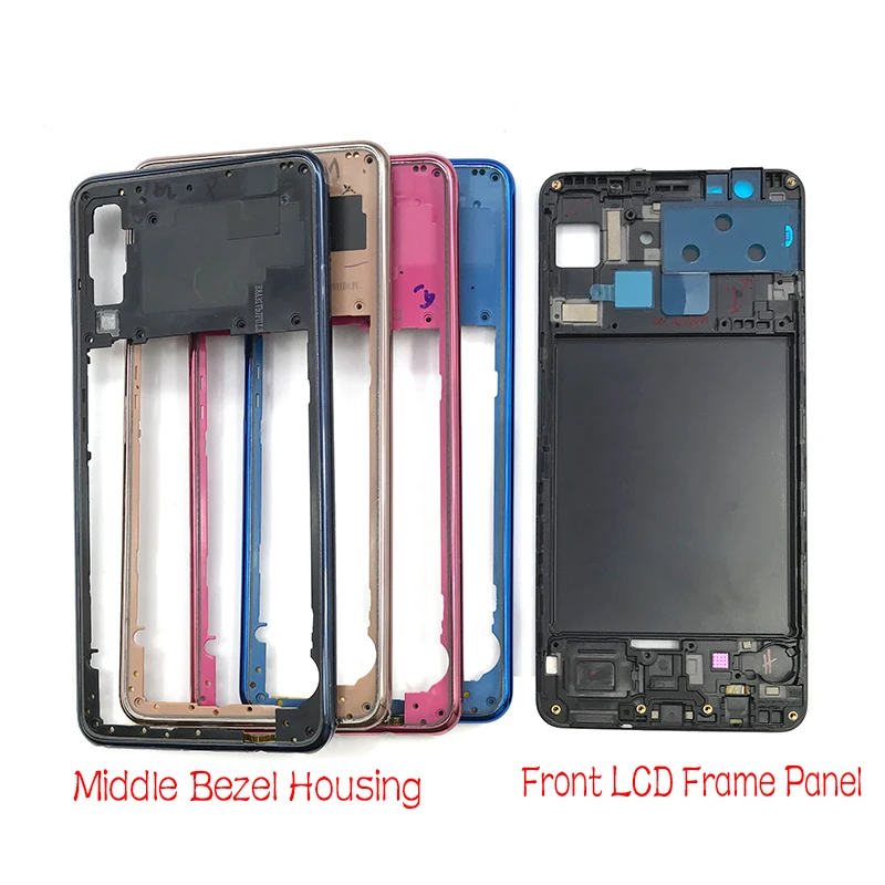 

Middle Bezel Frame Cover Front Housing LCD Panel For Samsung A70 A705F Repair Part